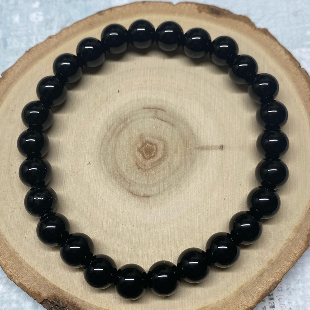 Black Obsidian Gemstobe Bracelet